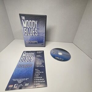 The Moody Blues Lost Performance Live In Paris 1970 DVD. Tested